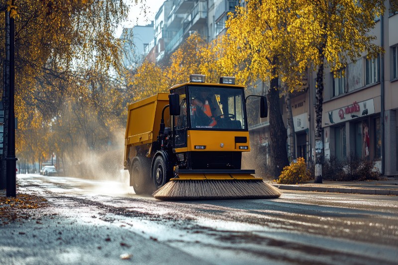 Zamiatarki drogowe na ulicach miast – za co są odpowiedzialne?
